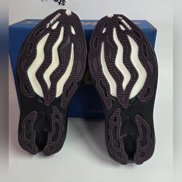 Brooks Glycerin Max Run Walk Neutral Shoes Black/ Purple Mens Size 10 D NEW! main image 11